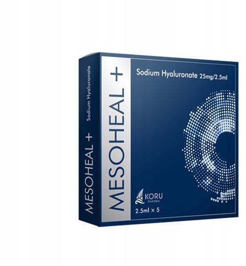 Mesoheal Plus - uncrosslinked HA 25mg (5x2.5ml)